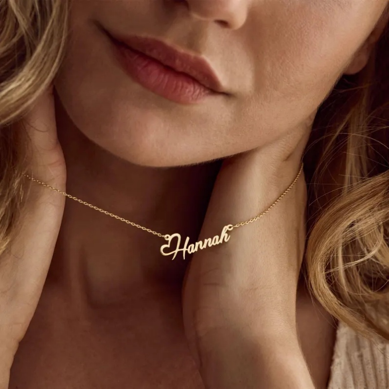 Custom Name Heart Necklace For - Birth Flower Necklace recension och pris
