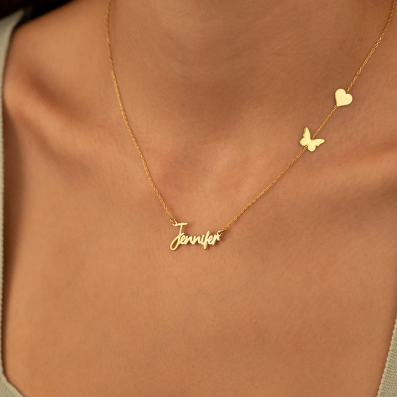 Personalized Customized Butter - Birth Flower Necklace recension och pris