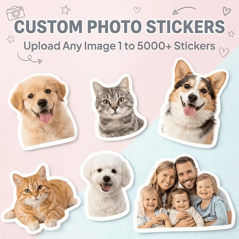 Custom cut stickers, custom ph - Pet Portrait Custom recension och pris
